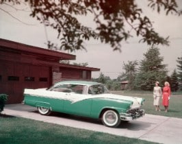 1956 Ford Fairlane Victoria two-door hardtop 